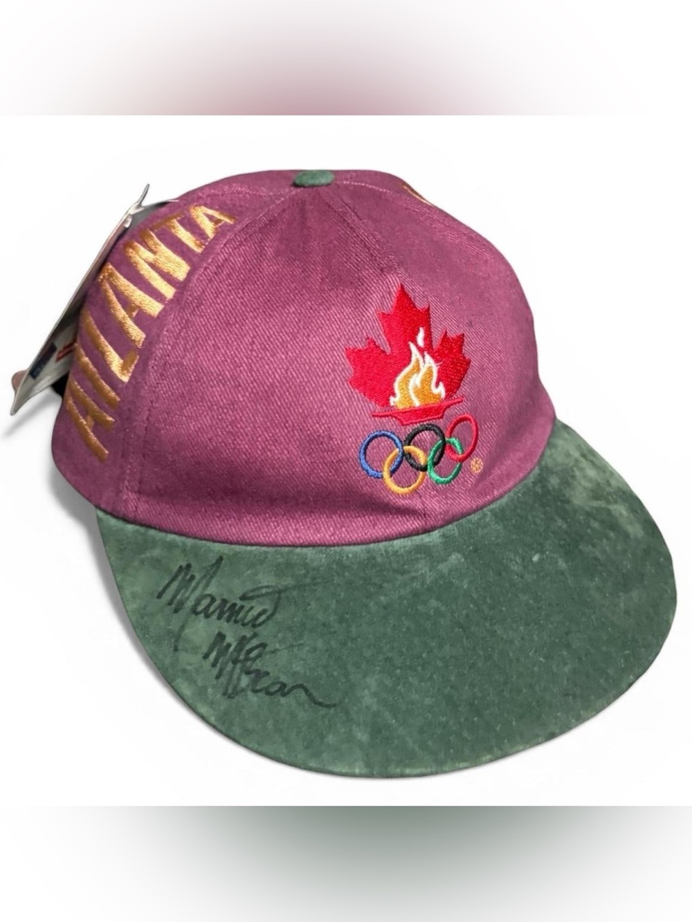 Vintage 1996 Atlanta Summer Olympics Strapback Hat Purple